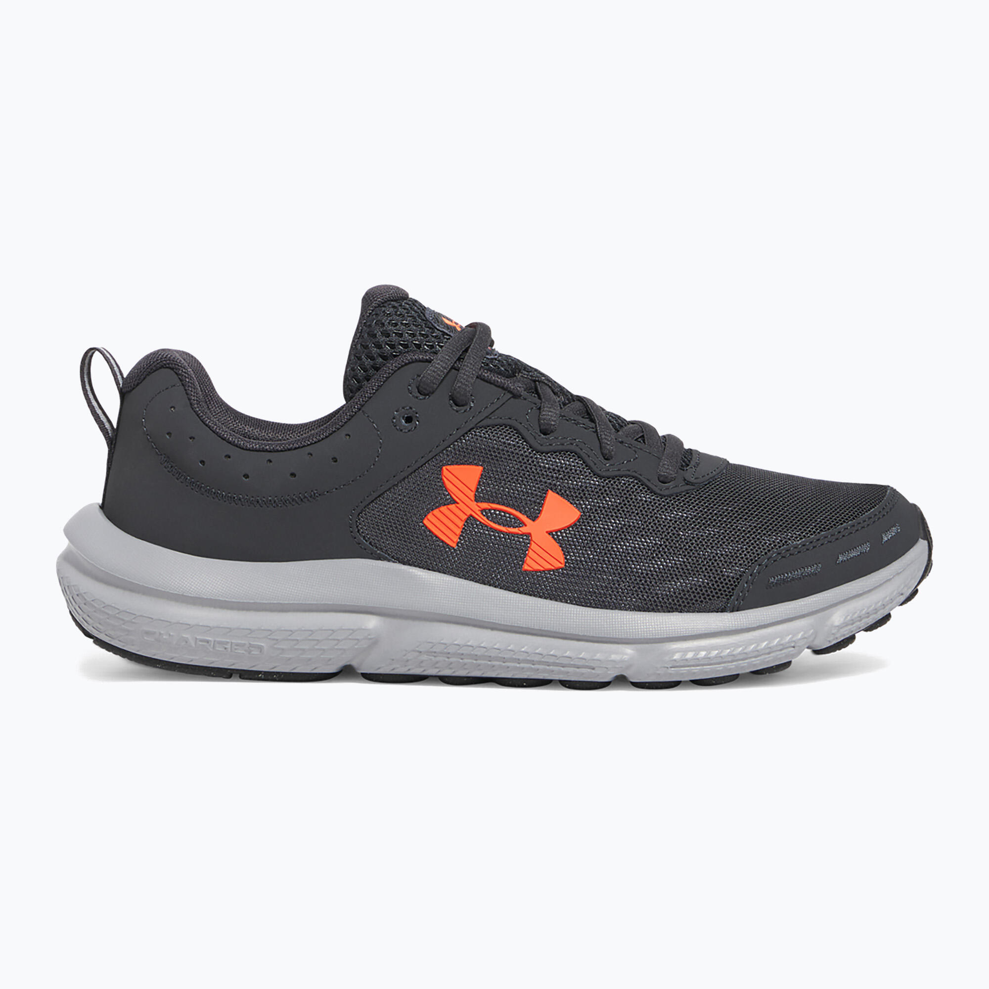 Under Armour - Chaussures De Course Pour Hommes Under Armour Charged Assert 10/ares - Baskets - Gris|rouge - Decathlon