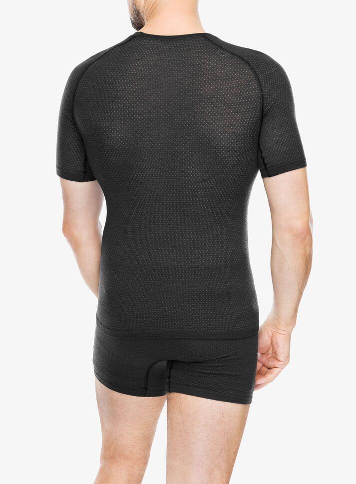 Koszulka termoaktywna męska Odlo Merino PW 140 Seamless BL Top Crew Neck SS