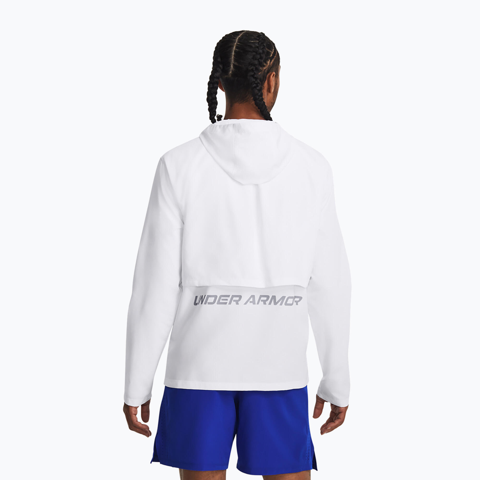 Chaqueta con Capucha Storm para Hombre Blanco 3/5