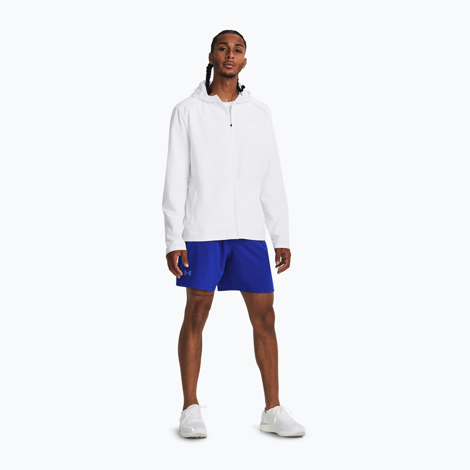 Chaqueta con Capucha Storm para Hombre Blanco 2/5