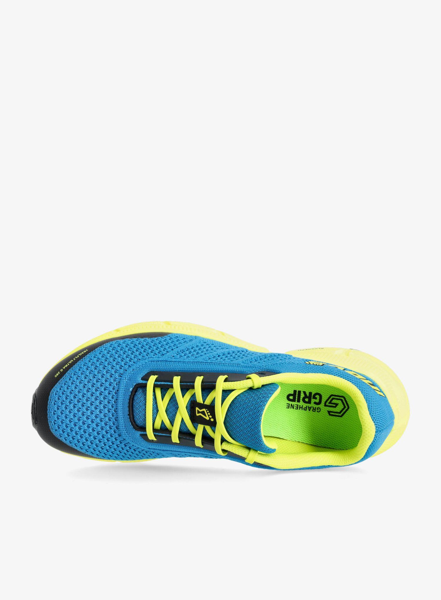 Chaussures de Trail Inov-8 TrailFly Ultra G 280 Bleu Jaune Homme 7/7
