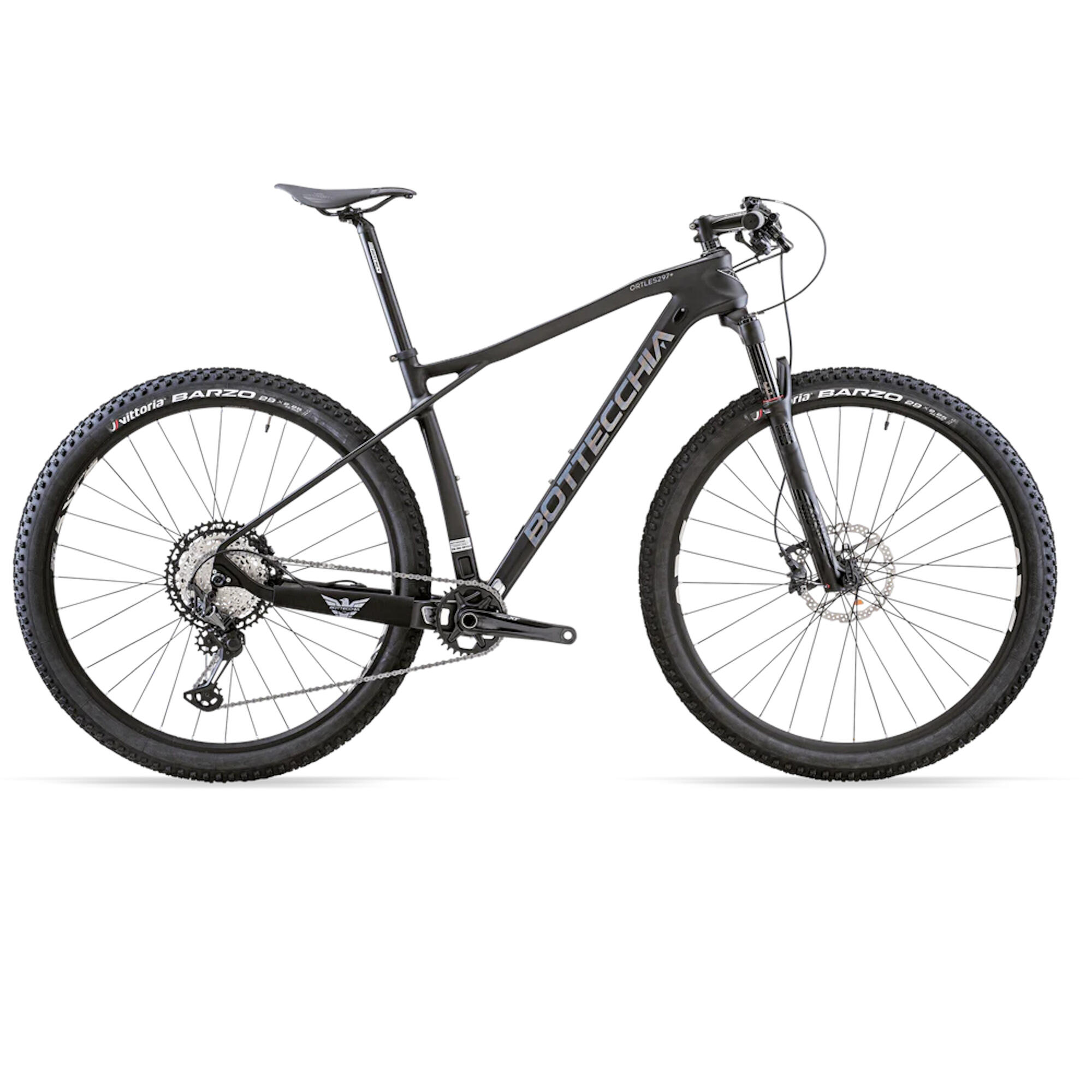 Bicicleta de montanha Bottecchia ORTLES 297+ carbono preto