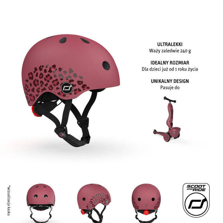 Kask dla dzieci Scootandride XXS-S dla dzieci 1-5 lat Wildcat 2/3