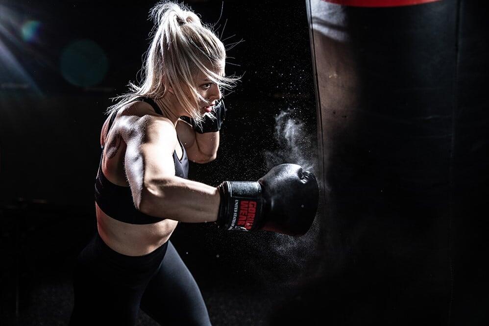 Mosby Boxing Gloves - czarne rękawice bokserskie 4/6
