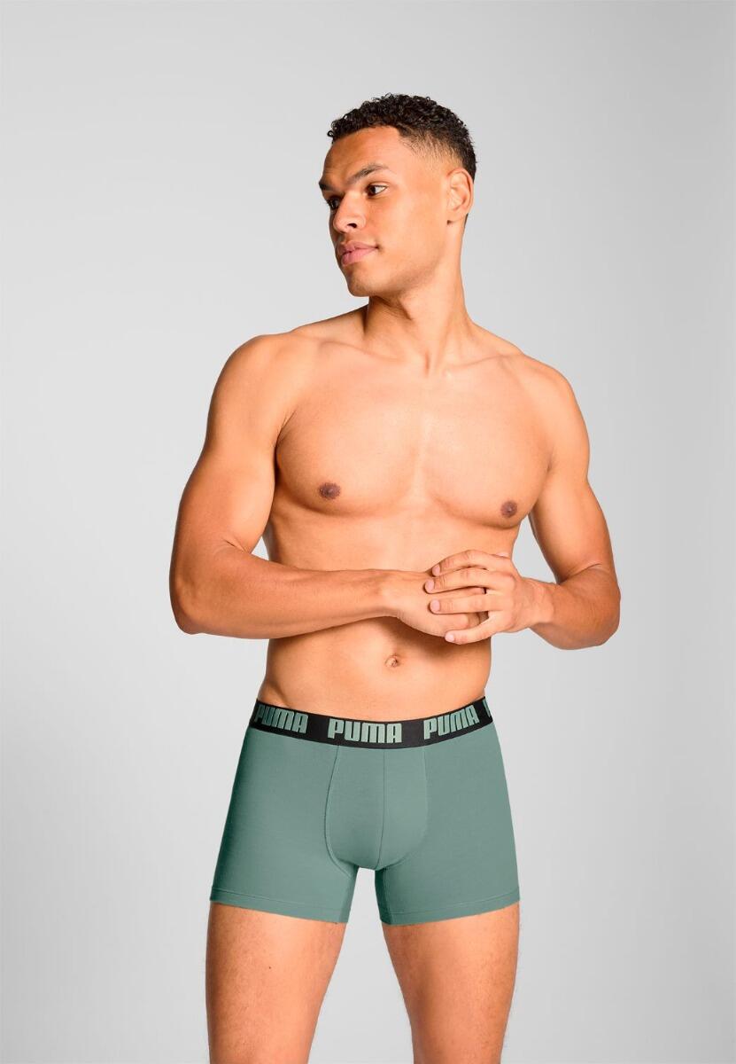 Boxers lot de 6 Sauge / Noir 6/7
