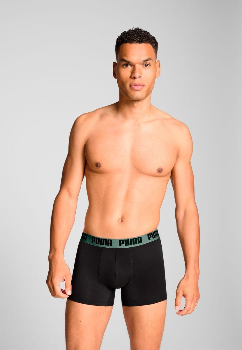 Boxers lot de 6 Sauge / Noir 5/7