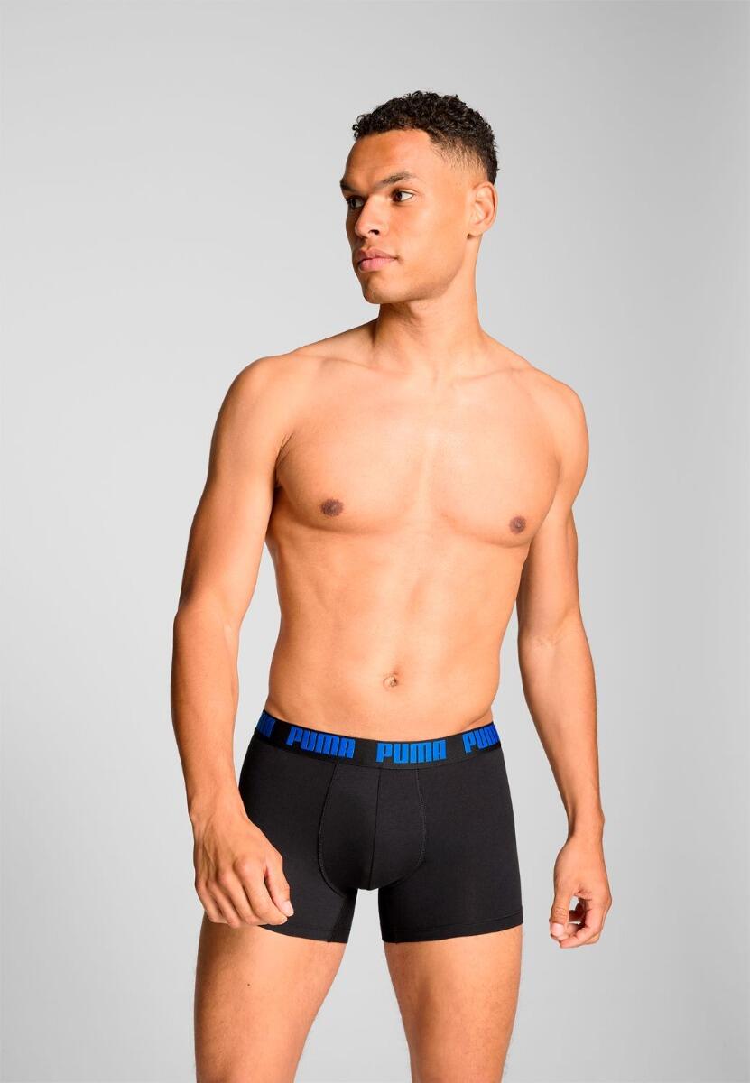 Boxers lot de 8 Noir / Bleu / Gris Mélange 7/7