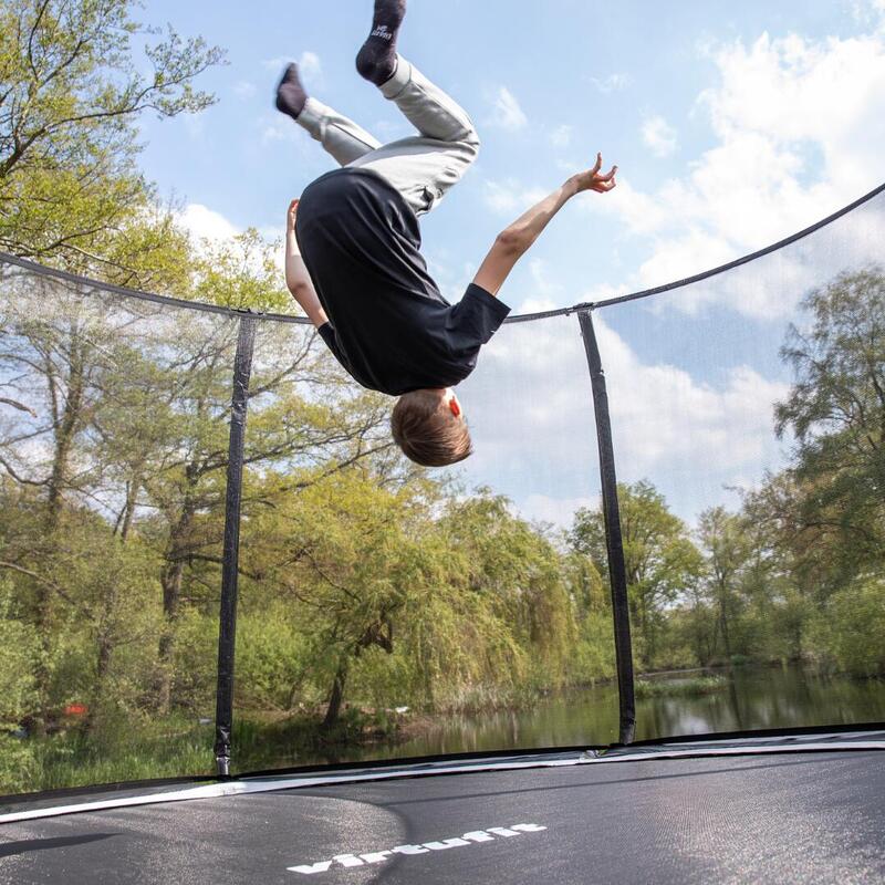 Trampolina Premium z siatką zabezpieczającą - okrągła - 305 cm