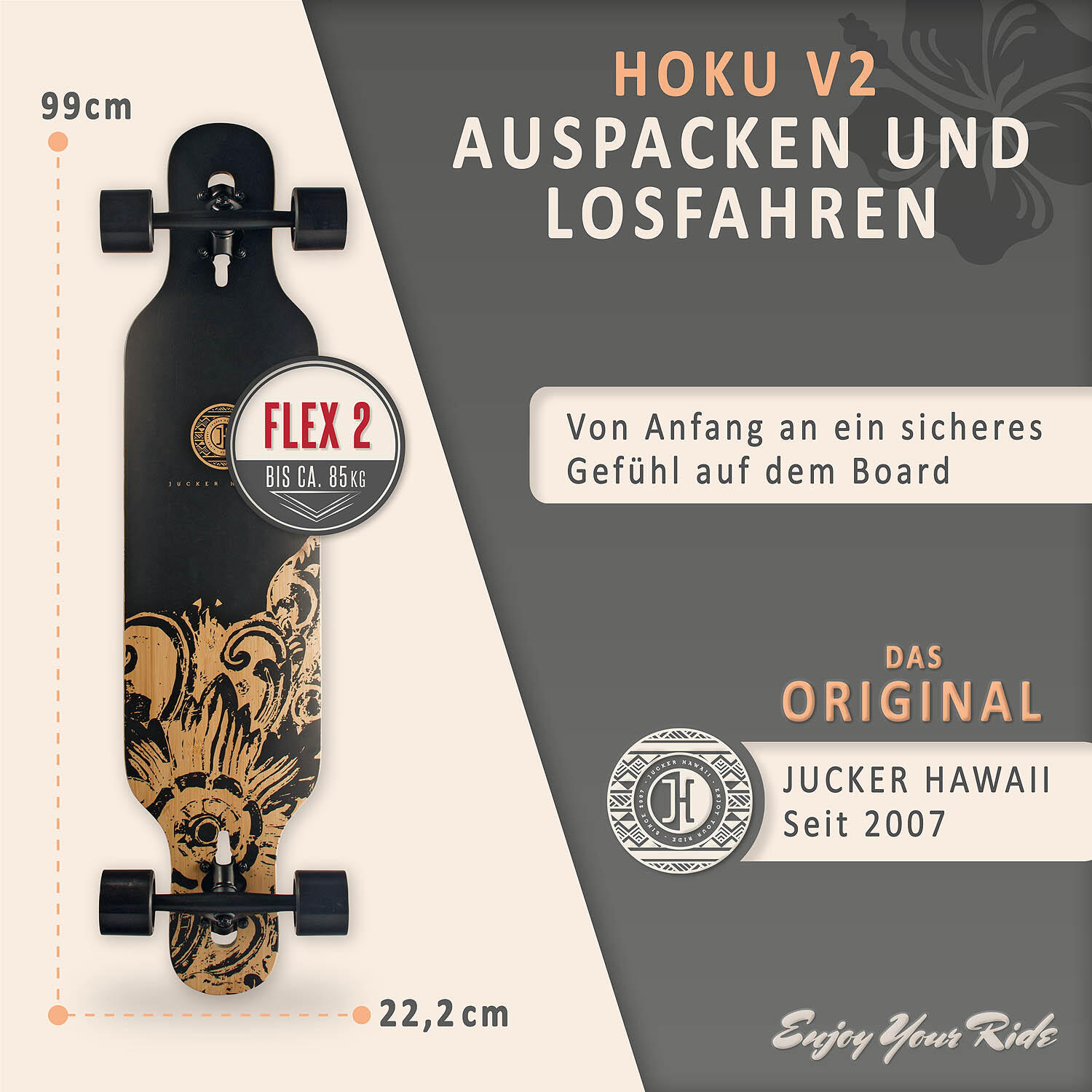 Longboard Hoku V2 - Flex 2 2/7