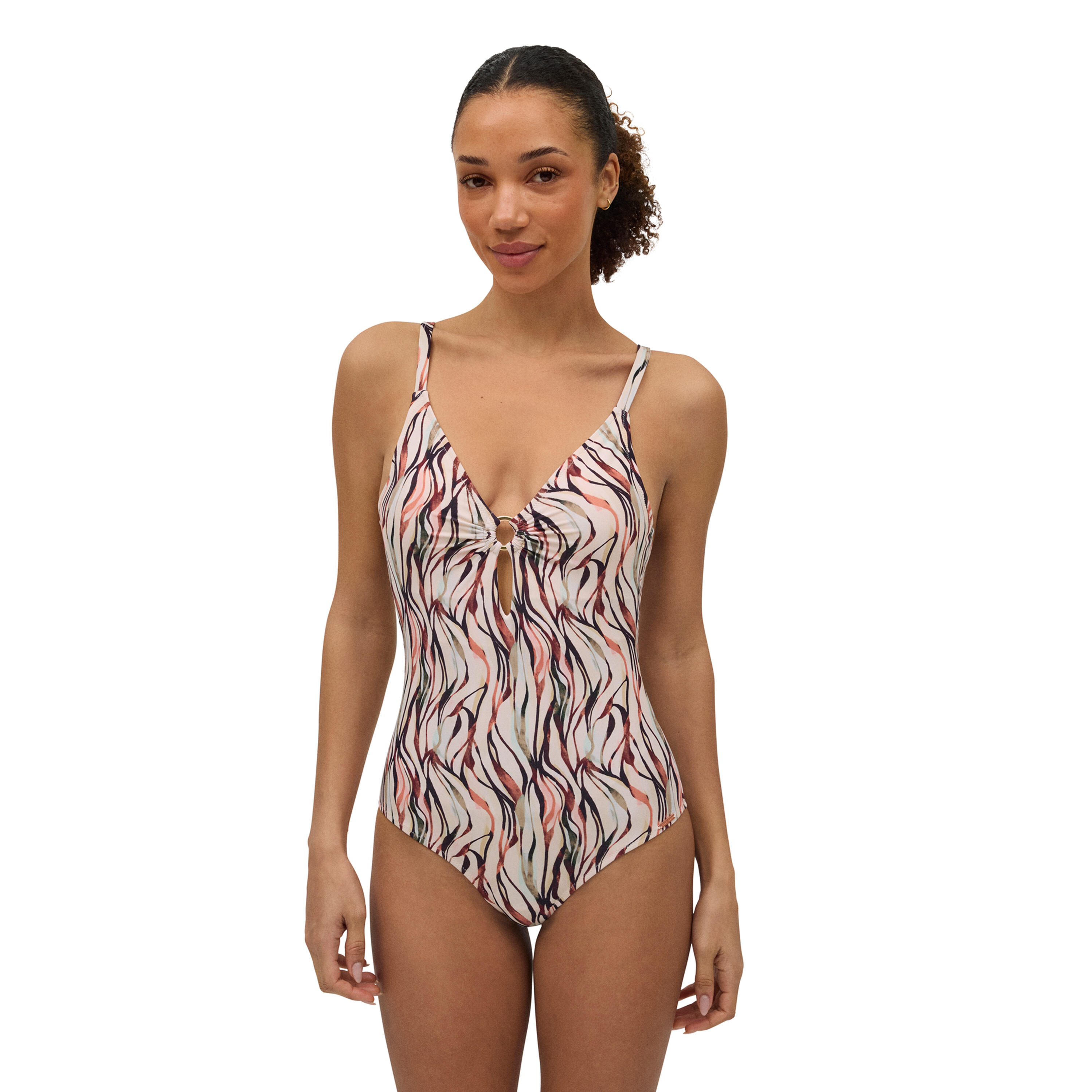 YSABEL MORA Bañador moldeador detalle escote