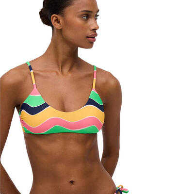 Top bikini abrochado colores copa B