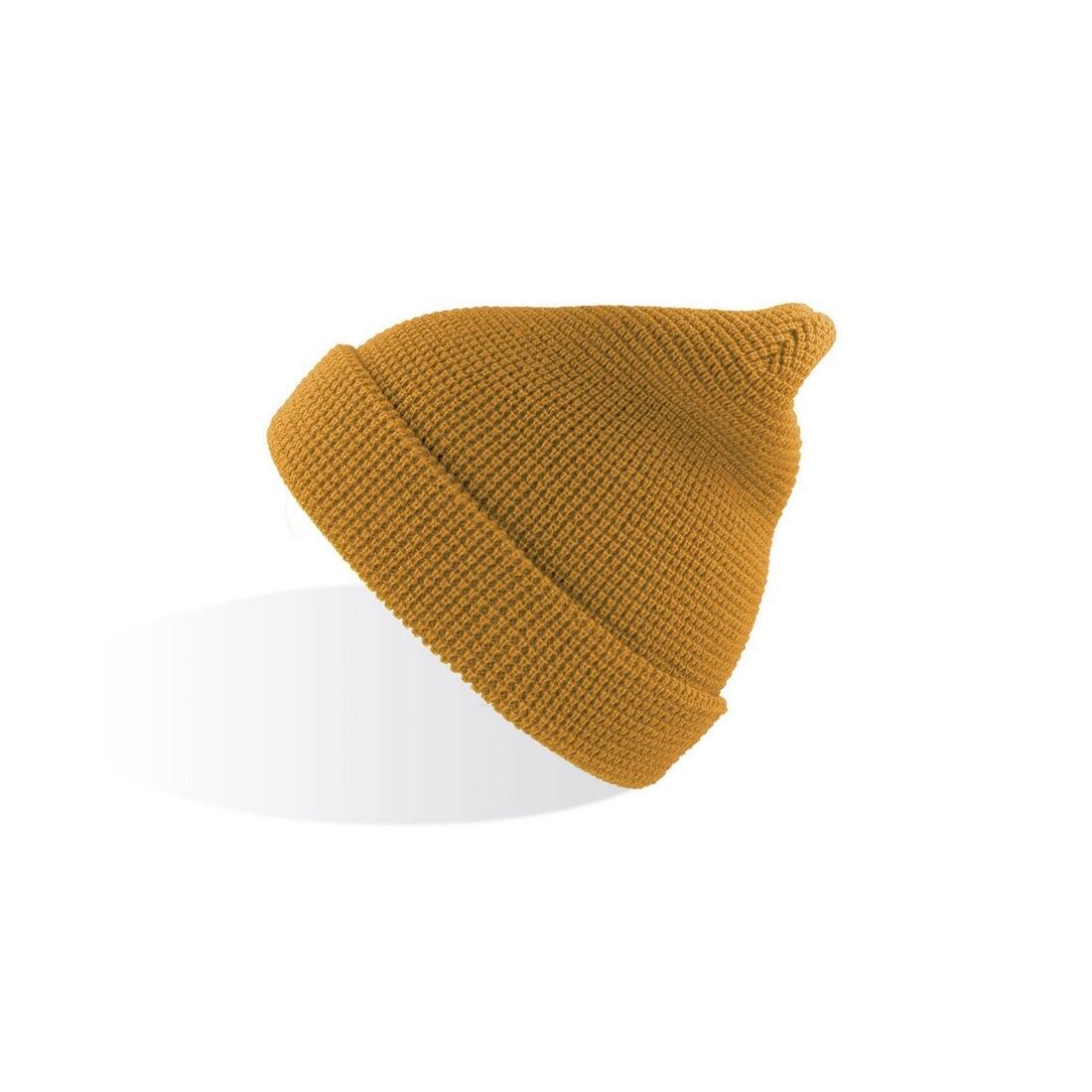 Blog Waffle Beanie (Mustard Yellow) 2/3