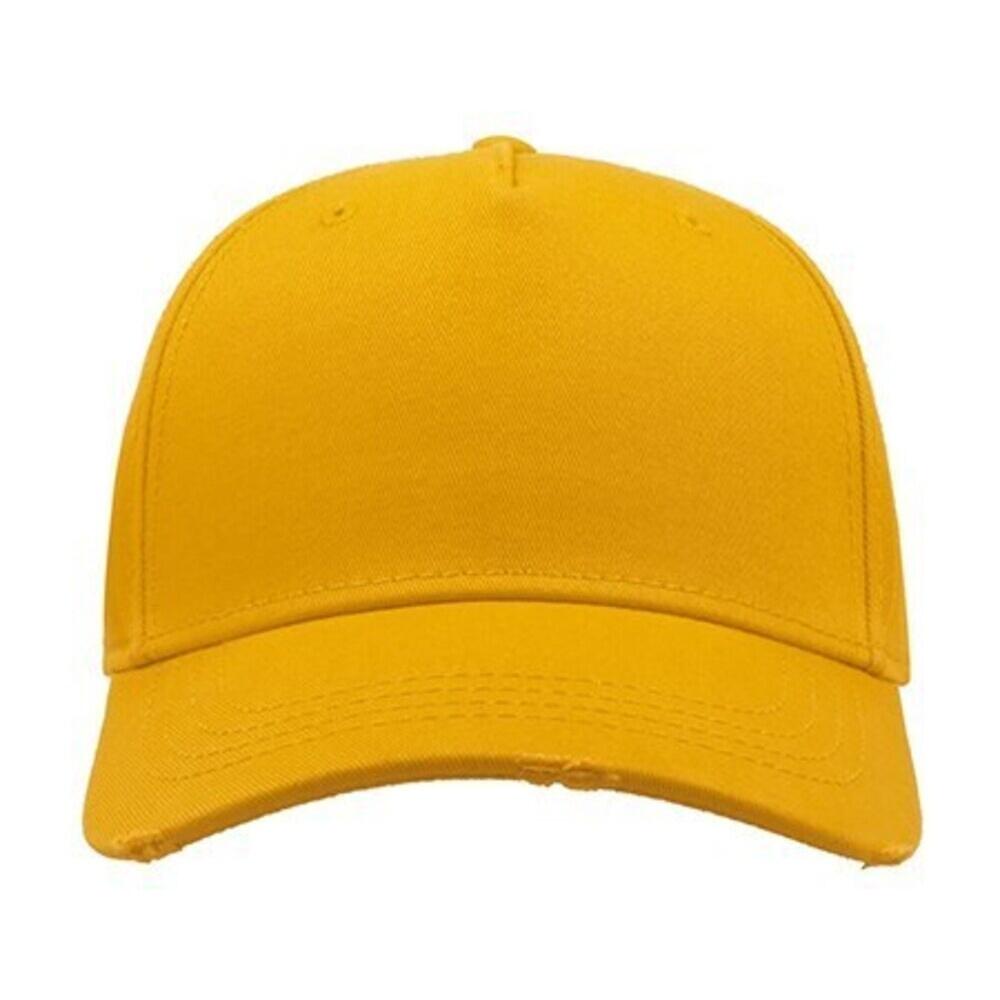 Cargo Weathered Visor 5 Panel Cap (Yellow) 4/4