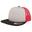 Casquette Trucker SNAP 90S Adulte (Blanc / Rouge / Noir)