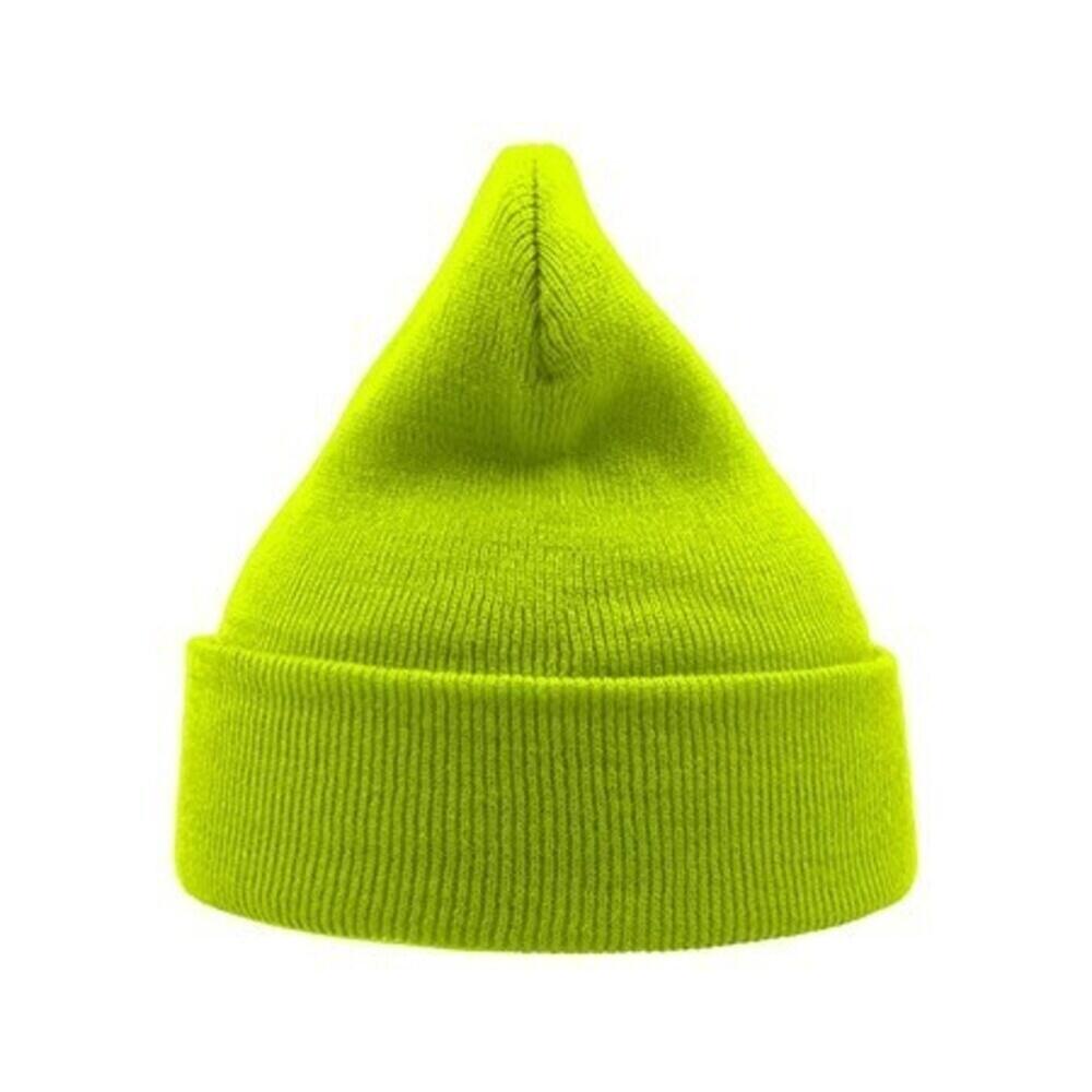Bonnet Avec Revers WIND Mixte (Jaune Fluo) 2/3