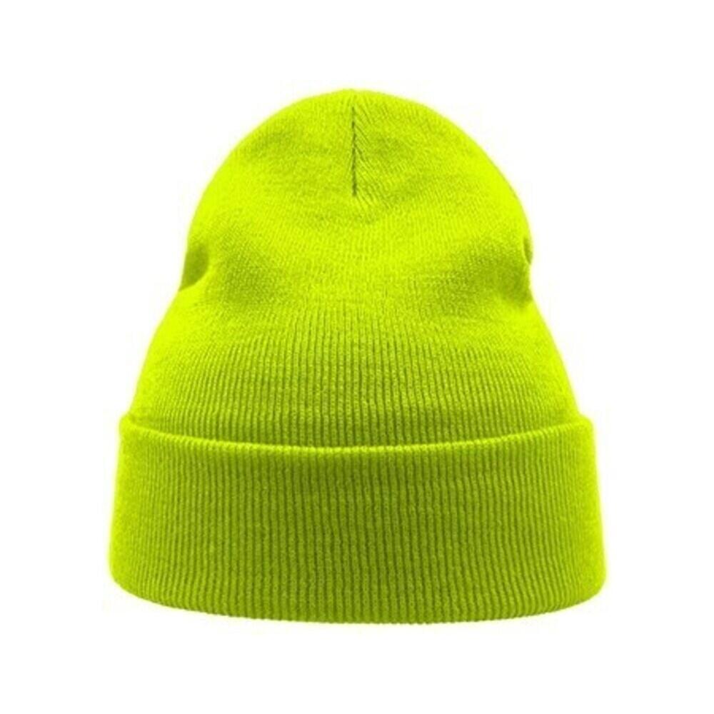 Bonnet Avec Revers WIND Mixte (Jaune Fluo) 3/3