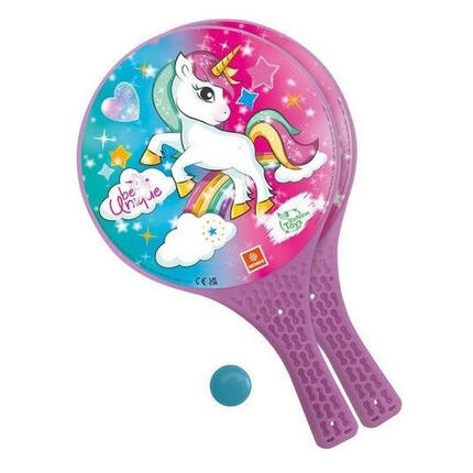 Zestaw do piłki plażowej 2 kije i piłka z nadrukiem UNICORN