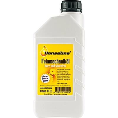 Hanseline fijnmechaniekolie fles 1 liter 300120