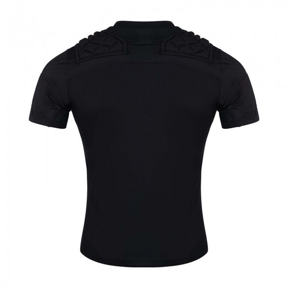 "Pro" Schutzweste für Rugby Jungen Schwarz/Weiß 2/2