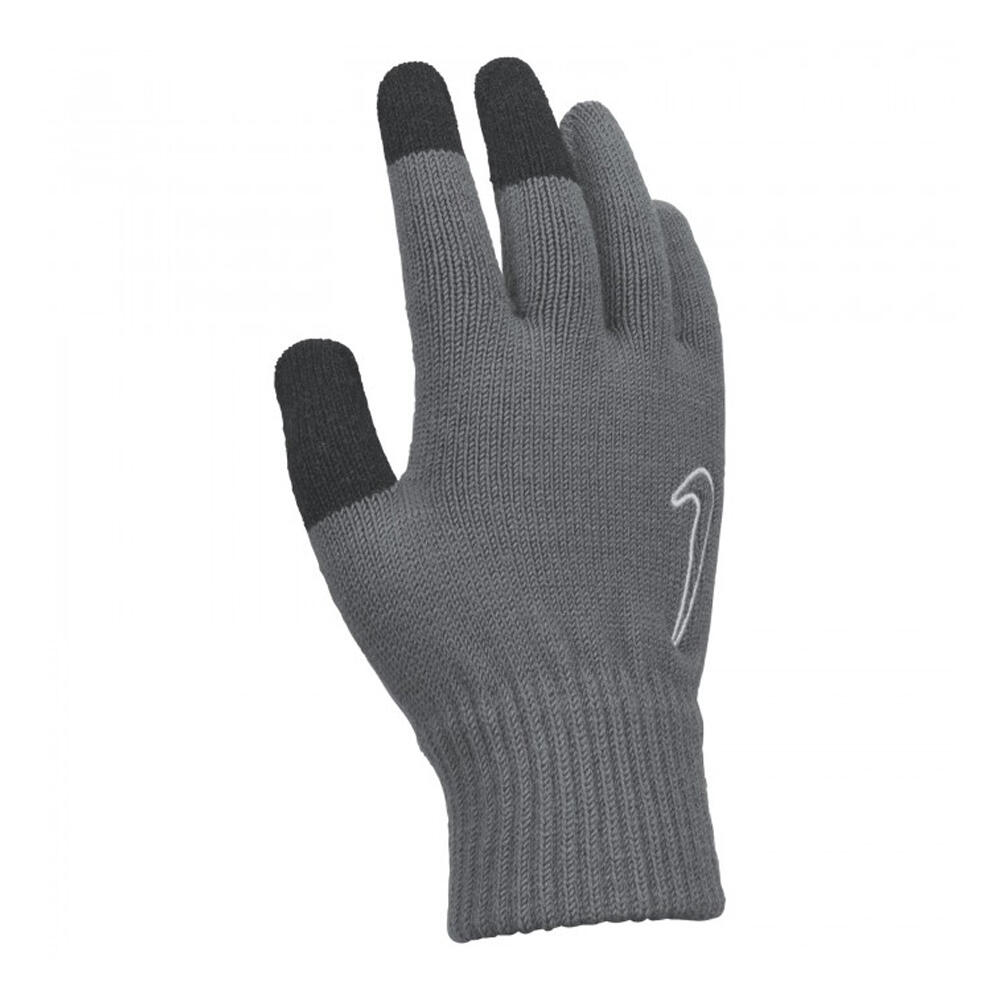 Kinderhandschuhe Nike grau Strick mit Touch-Thumb und Silikon-Grip 3/3