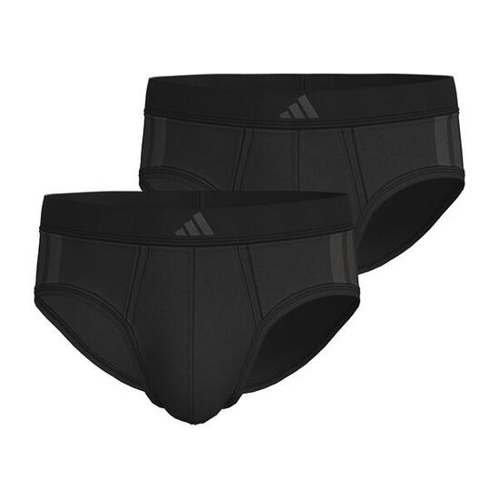 Lot de 2 slips homme Active Flex Cotton 3 stripes