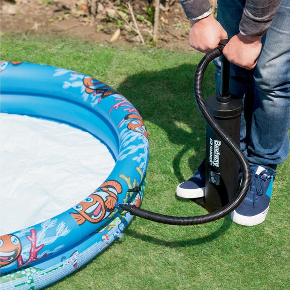 Bomba de mão Bestway 48 cm para produtos infláveis 3/5