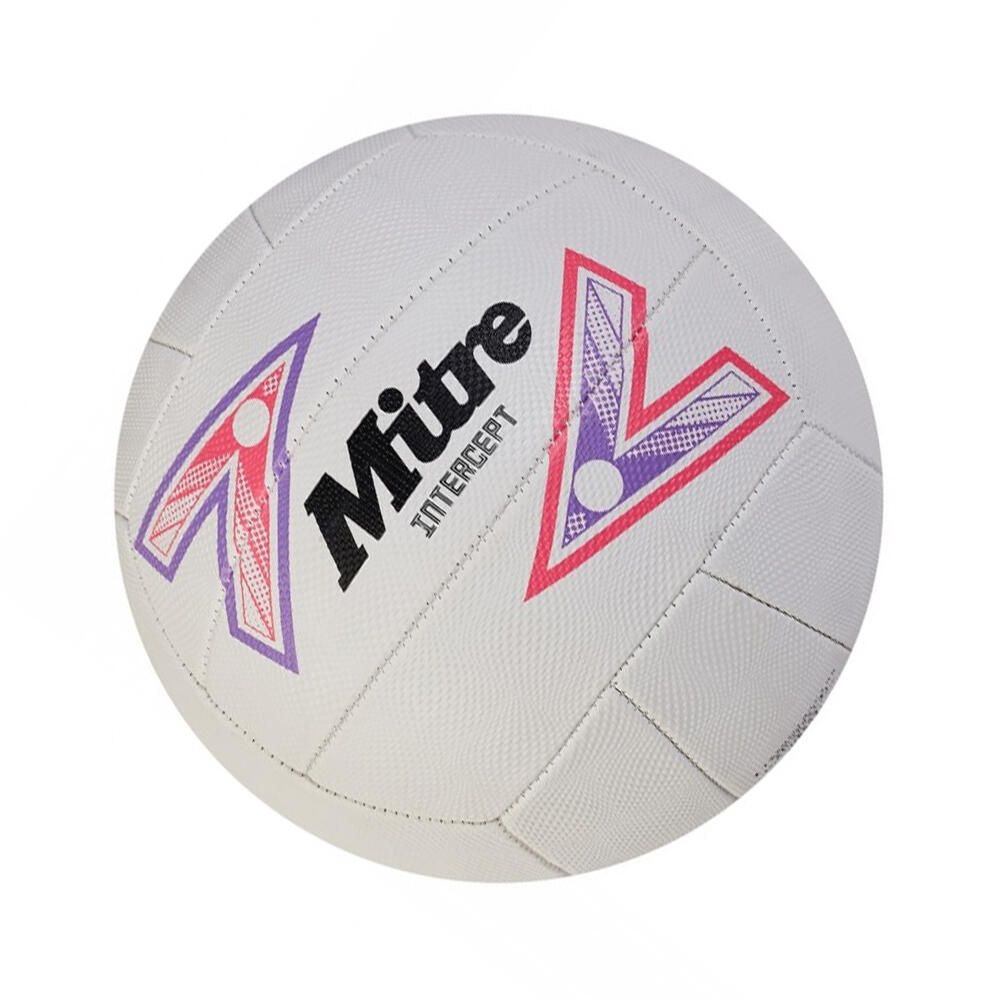 "2024 Intercept" Netzball Damen und Herren Weiß/Violett/Pink 2/2