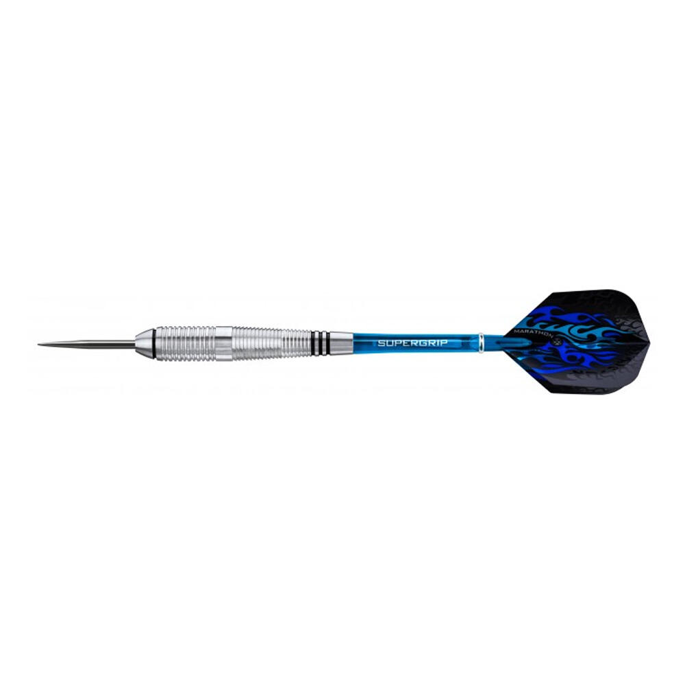 Blaze Steel Darts (Pack of 3) (Silver/Black) 2/3