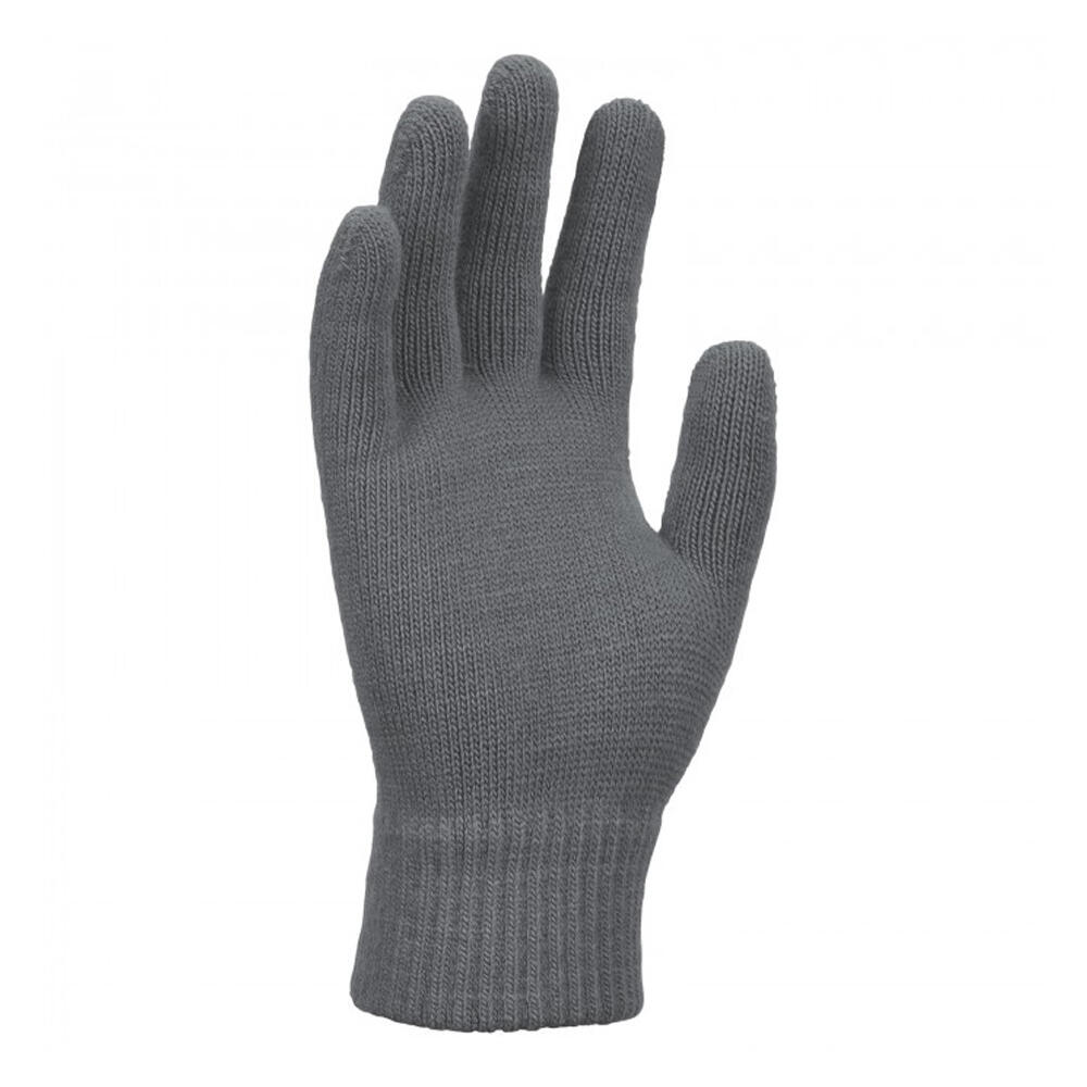 Childrens/Kids 2024 2.0 Knitted Swoosh Gloves (Grey) 2/3