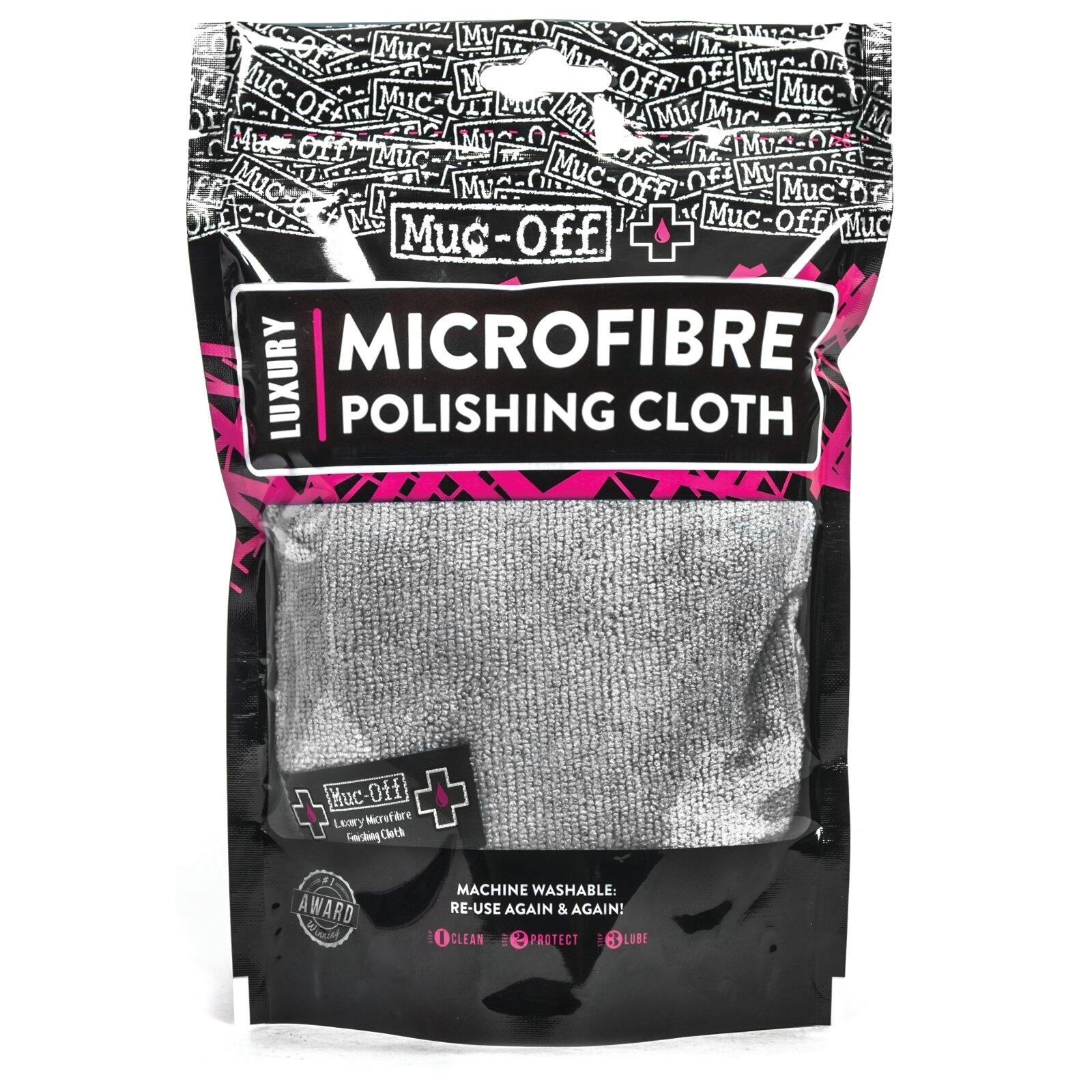 Muc Off Microfasertuch Premium Microfibre Polishing Cloth, Grau 2/5