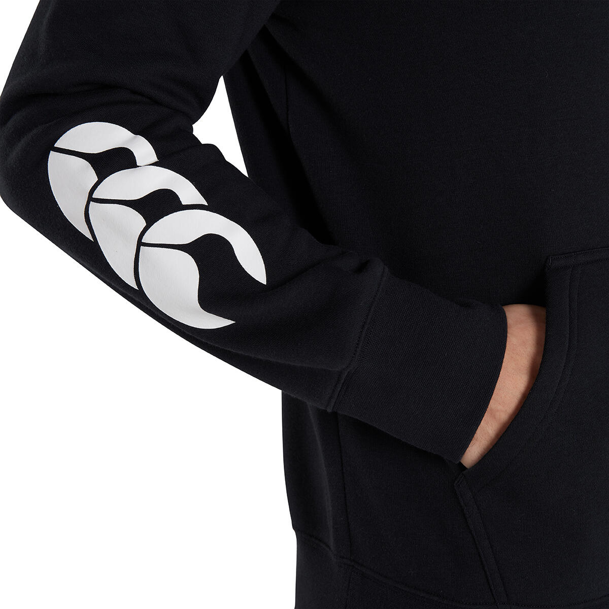 Unisex Adult Club Hoodie (Black) 2/3