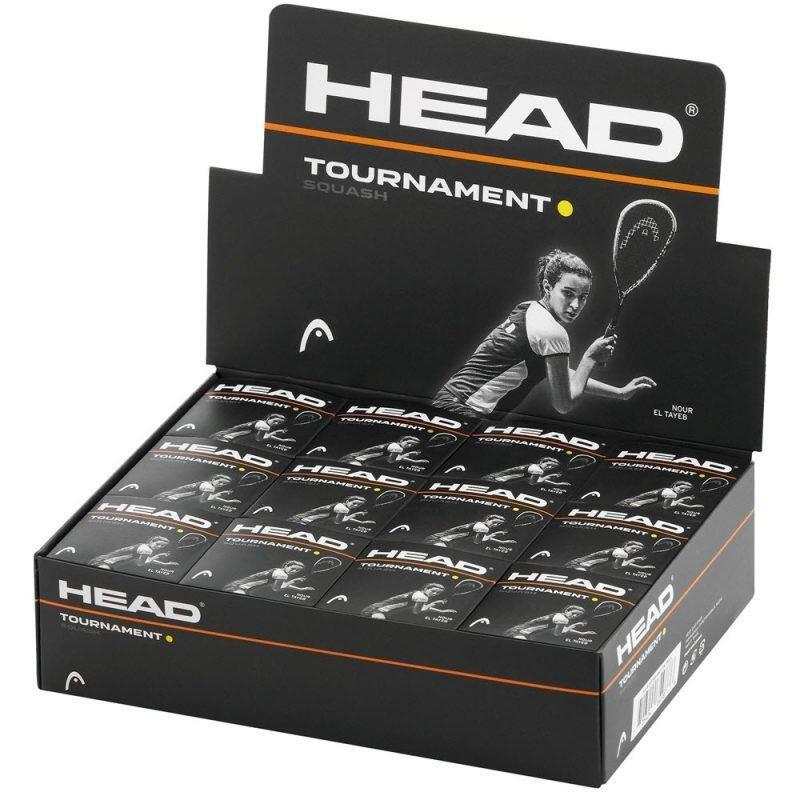 "Tournament" SquashBälle 12erPack Damen und Herren Schwarz 2/2