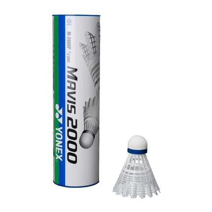 Volant MAVIS Yonex lot de 6 - Nylon/Liège 7x7x24 cm