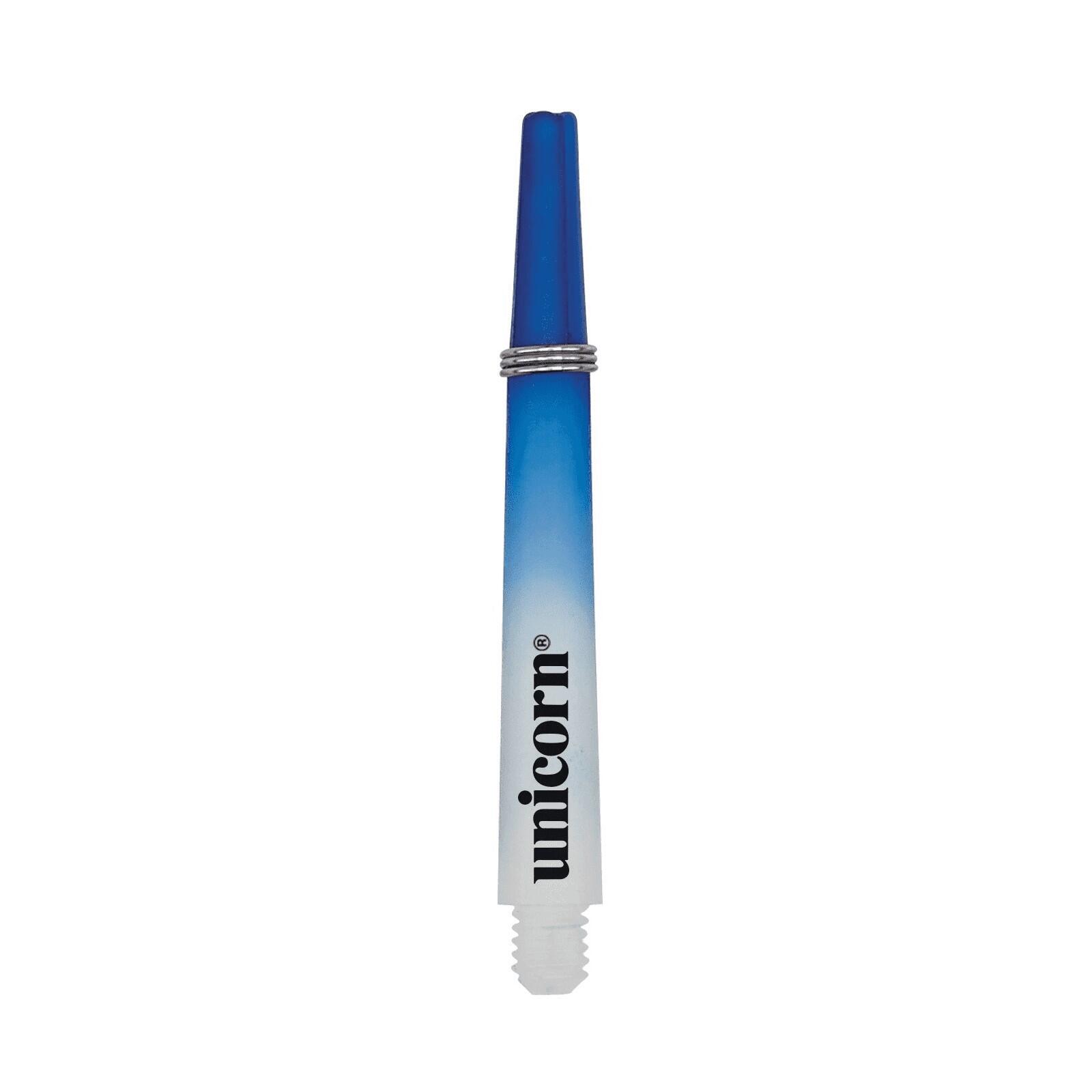 UNICORN Two Tone Gripper Dart Stem (Blue/White)