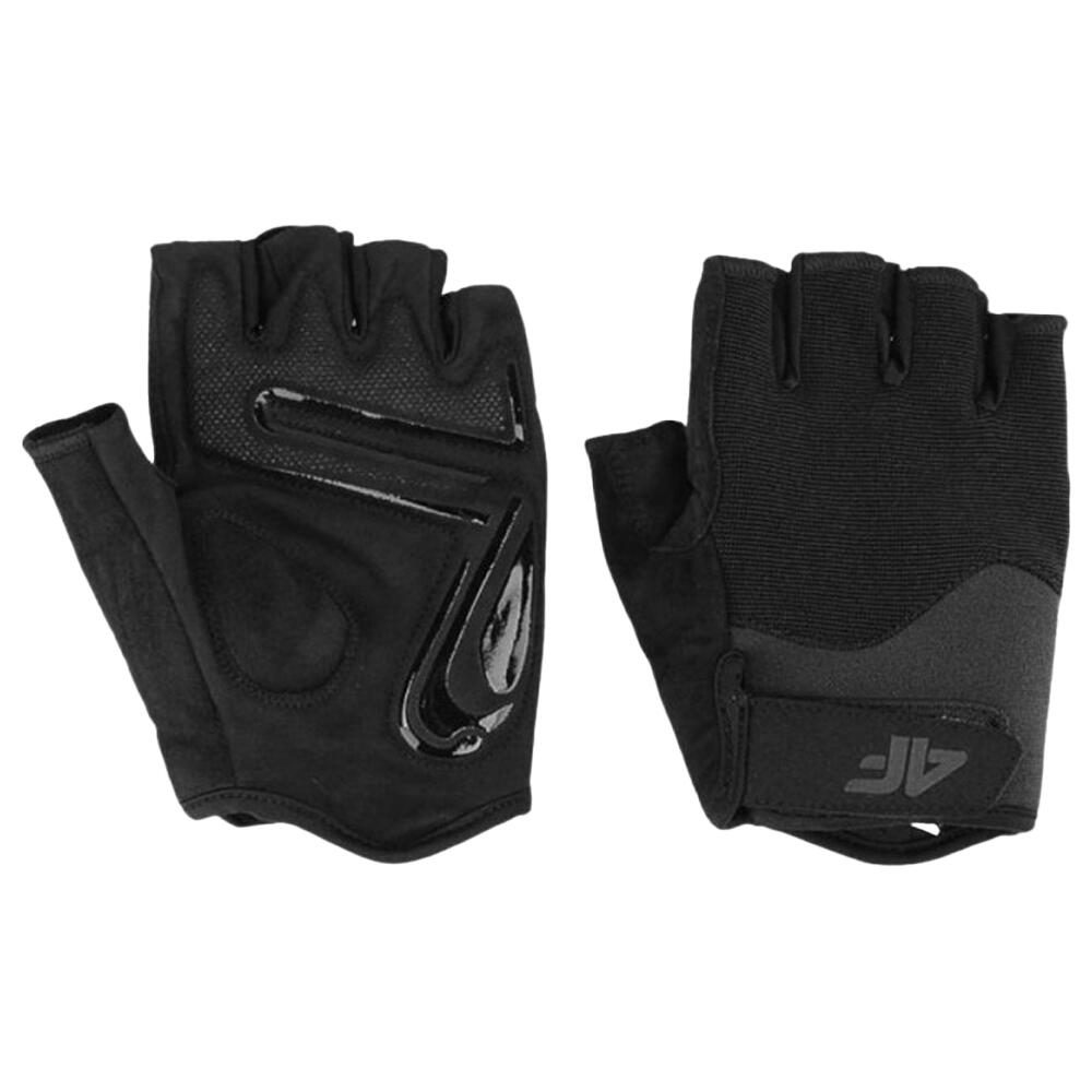 Adulto Unisex Guanti Da Ciclismo 4F FNK U121 Nero 3/3
