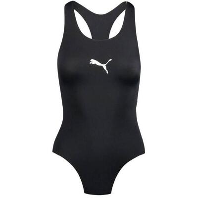 Costume Da Bagno Intero Racerback Donna Puma Nero