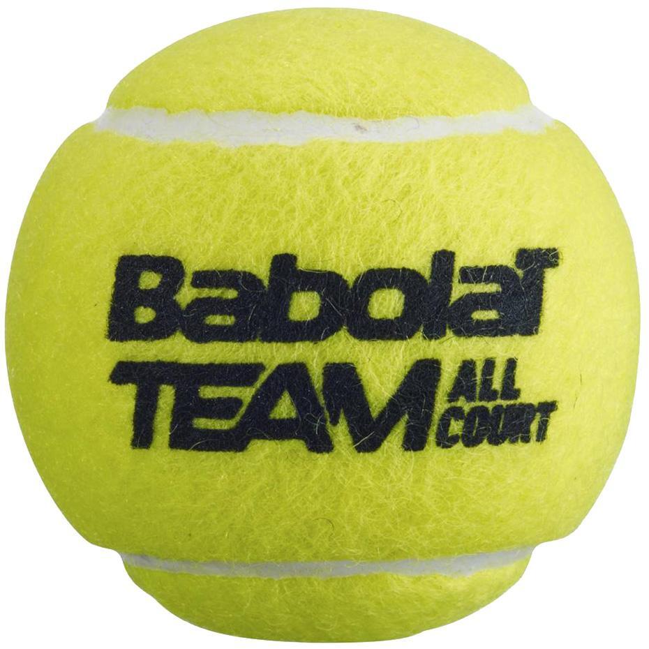 Team All Court Tennis Balls (Pack of 4) (Yellow) 1/3