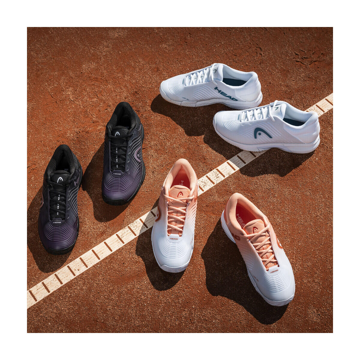 Tennisschoen HEAD Women Revolt Pro 4.5 Clay White Blue