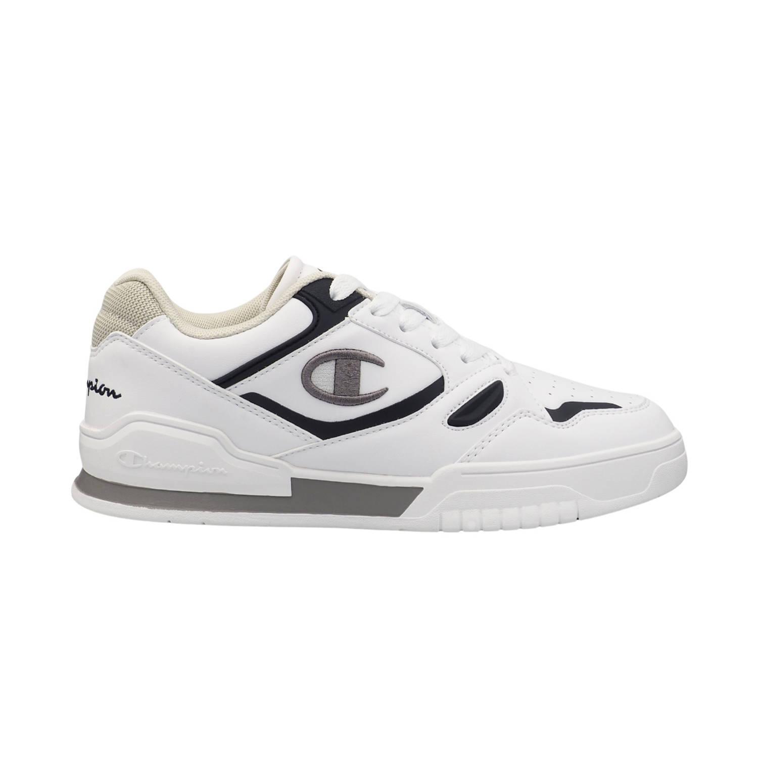 Champion - Baskets Point Tech Homme (blanc / Noir) - Chaussures De Sport - Blanc|noir - Decathlon