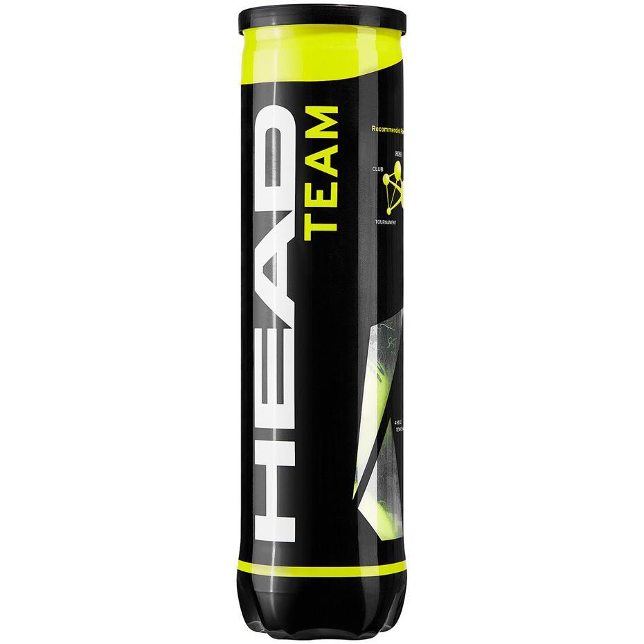 HEAD Team Tennis Balls (Pacote de 4) Amarelo
