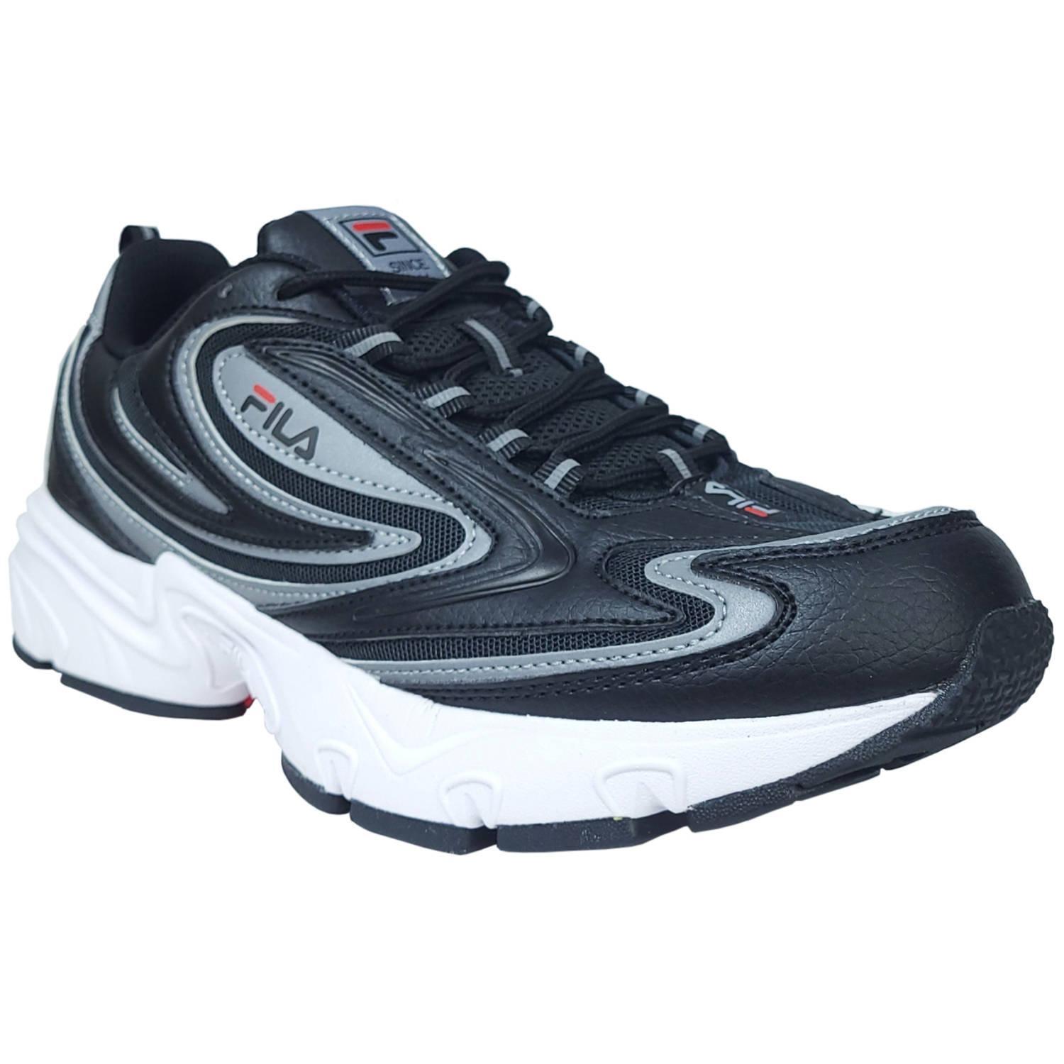 Fila - Baskets Actix Homme (blanc / Noir) - Chaussures De Sport - Blanc|noir - Decathlon