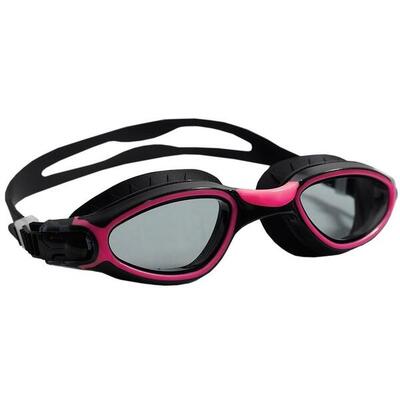 Unisex zwembril voor volwassenen (zwart/roze)