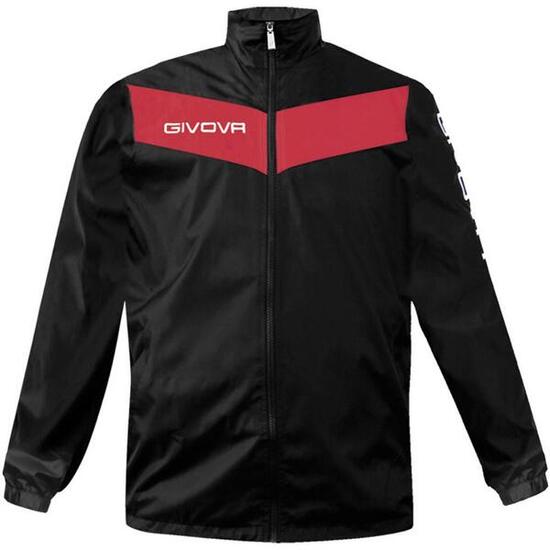 Veste Imperméable SCUDO Homme (Noir / Rouge)