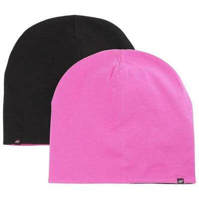 Kinderen/kinderen jwss24acapu397 muts (zwart/roze)