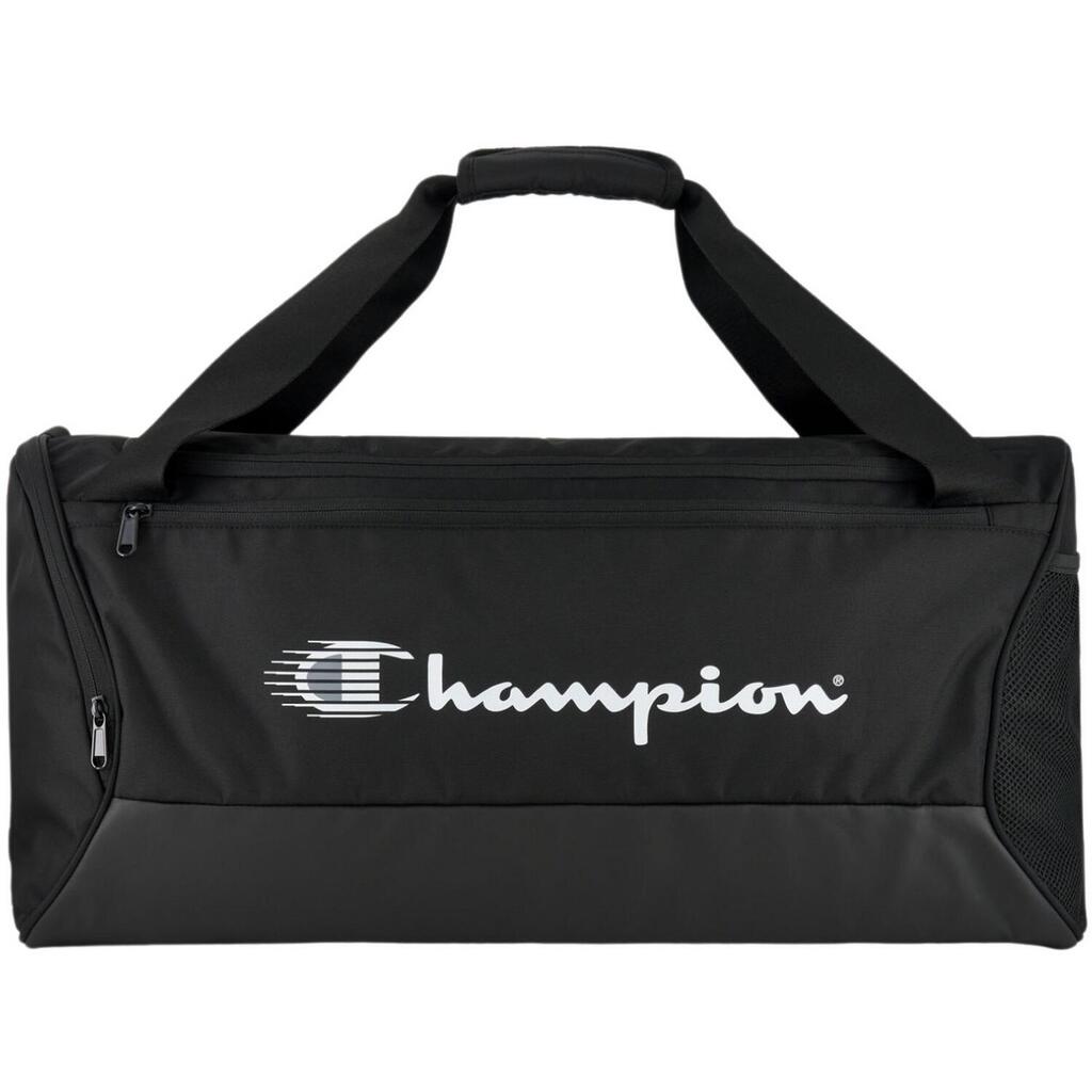 806057 Medium Logo Duffle Bag (Black) M