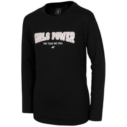 Tshirt GIRLS POWER Fille (Noir)