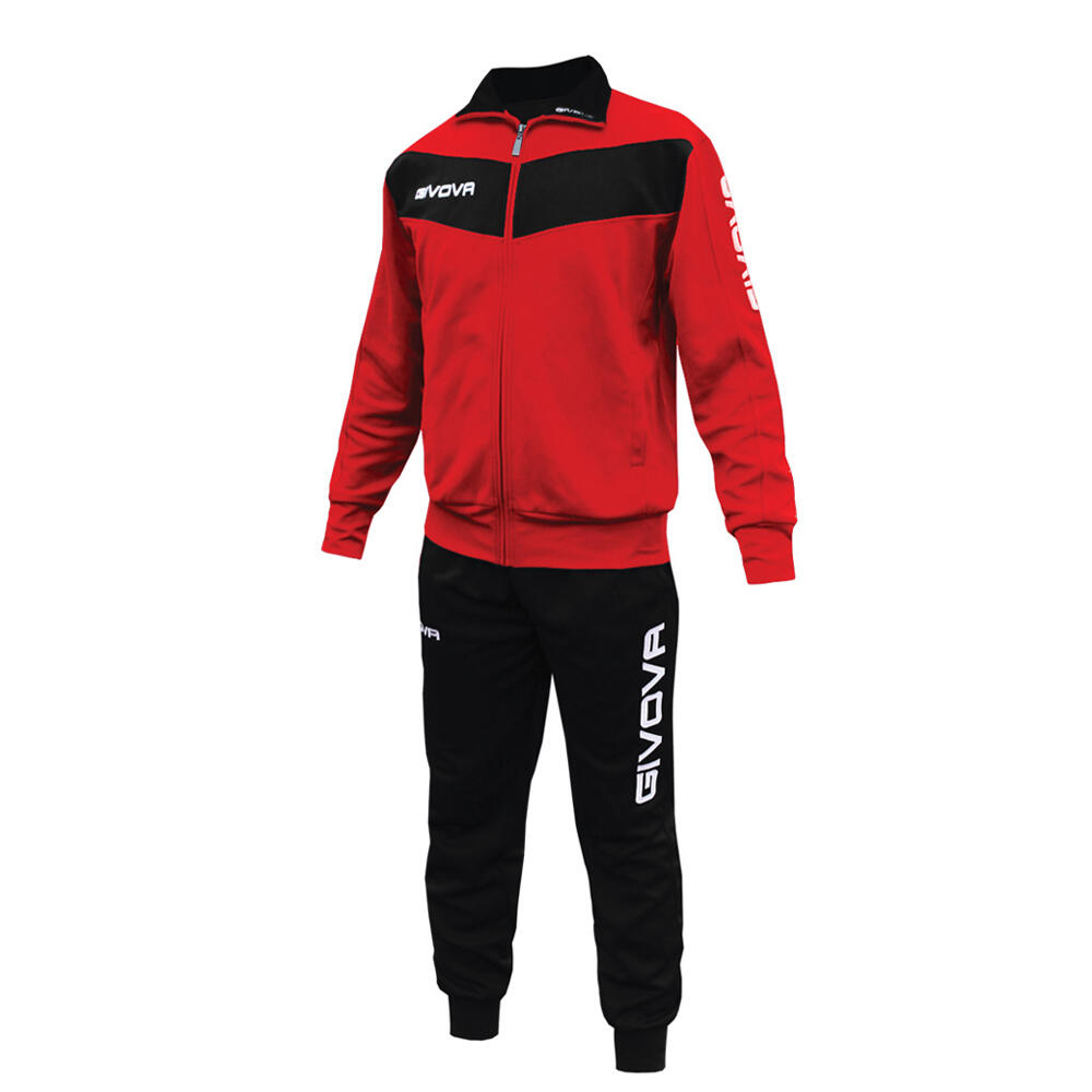 Givova - Ensemble De Survêtement Tuta Visa Homme (rouge / Noir) - Survêtement - Noir|rouge - 42 M/l - Decathlon