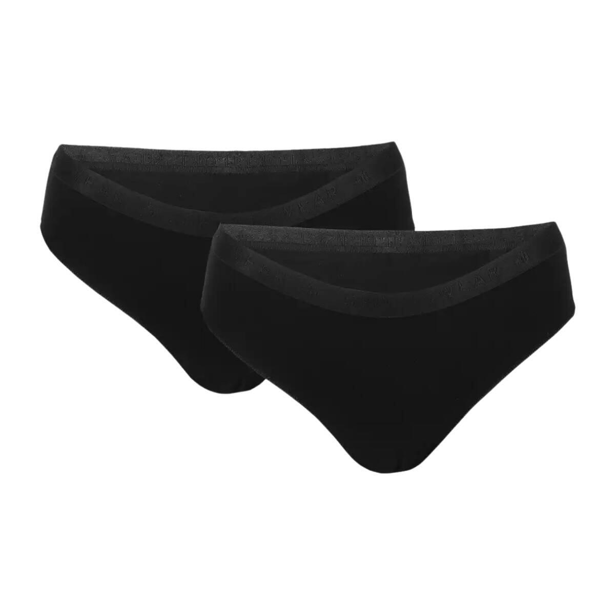 4F Slip Donna Misura Confezione 2 4F F025 Nero Intenso