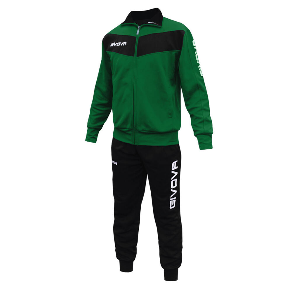 Givova - Ensemble De Survêtement Tuta Visa Homme (vert / Noir) - Survêtement - Noir|vert - 42 M/l - Decathlon