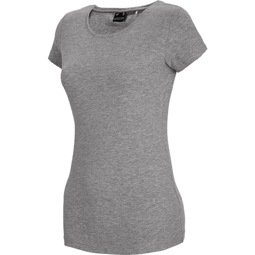 4f - Tshirt Nosh4tsd001 Femme (gris) - T-shirt Manches Courtes - Gris - S - Decathlon